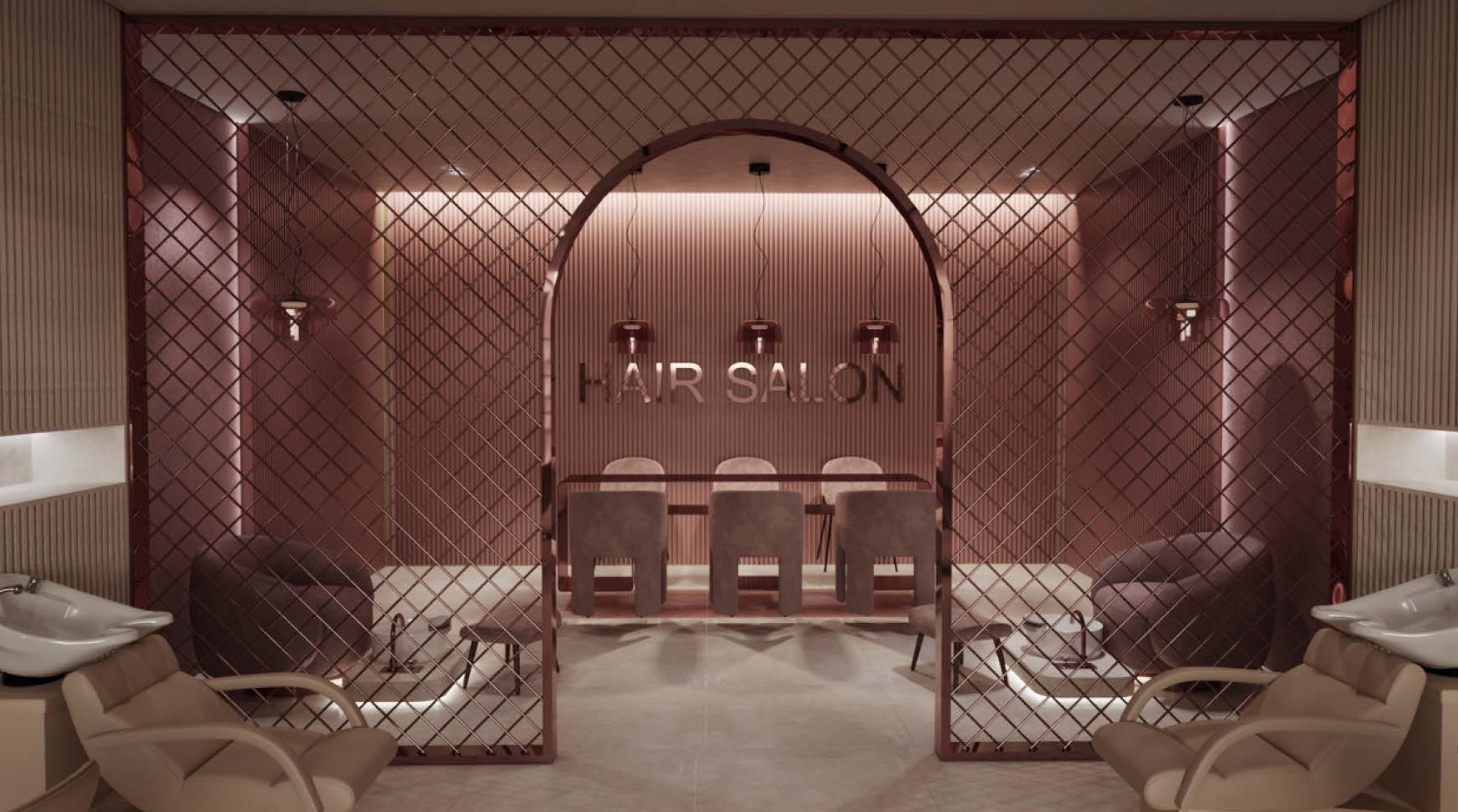 Commercial Project: Hair Saloon Shop